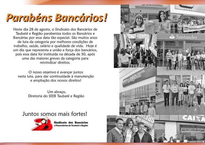 DIA DO BANCARIO