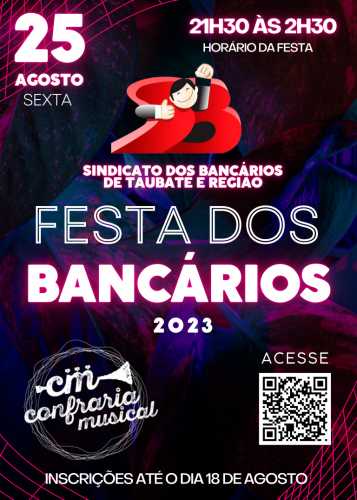 ARTE FESTA DOS BANCARIOS TAUBATE 2023